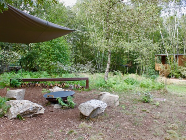 Hotel Romantico Galicia Cabanas das Chousas GLAMPING Aire Libre Bosque Zona Comun