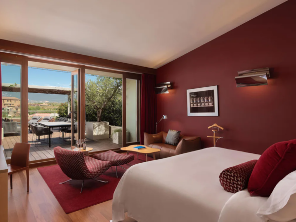 Hotel romántico marqués de riscal elciego - la habitacion